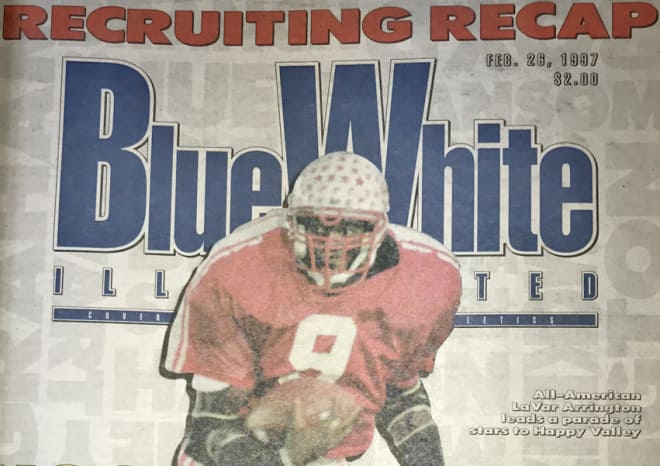 LaVar Arrington graced the cover of the Feb. 26, 1997, issue of Blue White Illustrated.