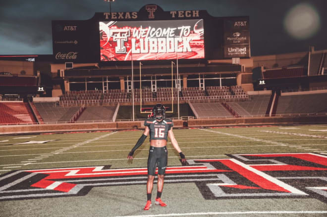 Ryan Frank on his official visit to Texas Tech