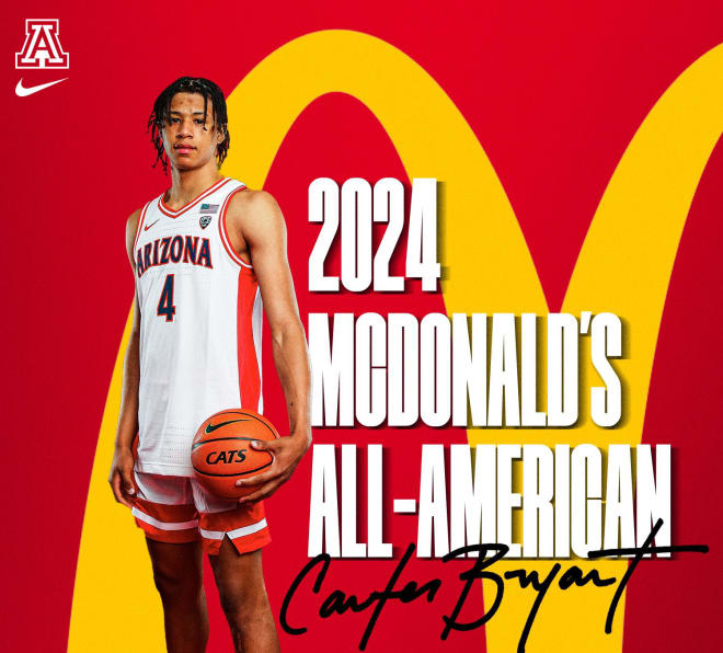 Carter Bryant is Arizona's first McDonald's All-American since 2019.
