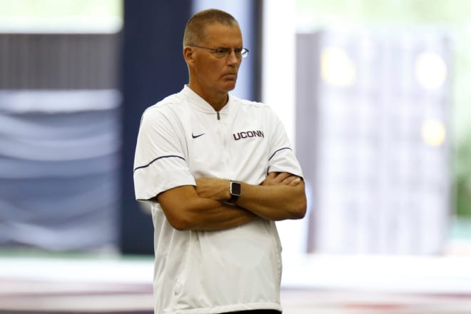 Randy Edsall is in his second stint as head coach at Connecticut. The Huskies agreed to a home-and-home contract with Purdue.