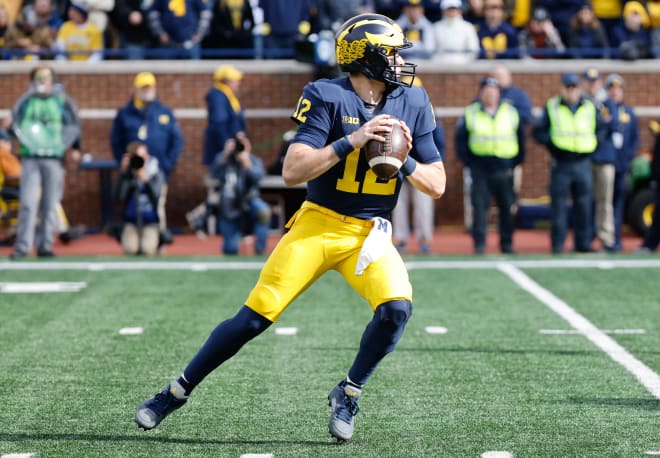 Michigan Wolverines quarterback Cade McNamara