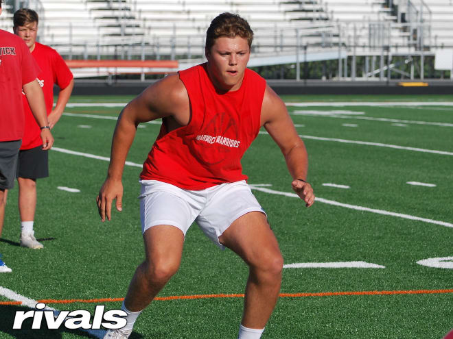 Four-star offensive tackle Nolan Rucci committed to Wisconsin on Tuesday. 