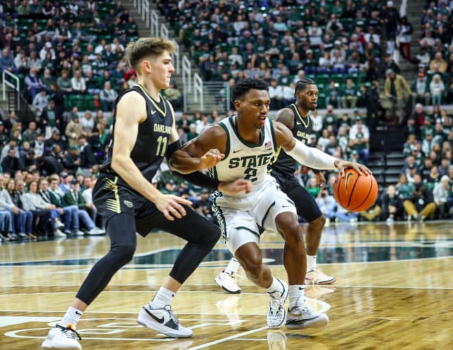 Michigan State Men's Basketball Outruns Oakland In 79-62 Home Victory -  Spartans Illustrated