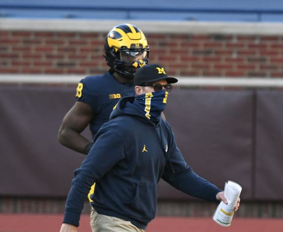 Michigan Wolverines football coach Jim Harbaugh