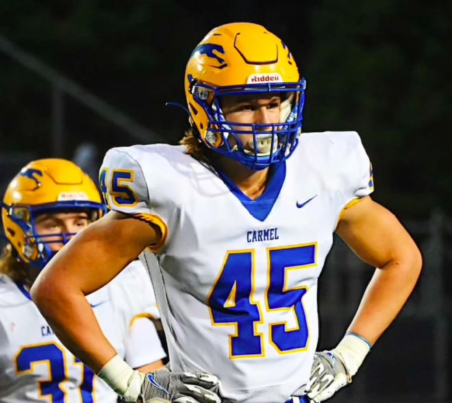 DE Will Heldt is the second player from Carmel to commit to Purdue in the Class of 2023.