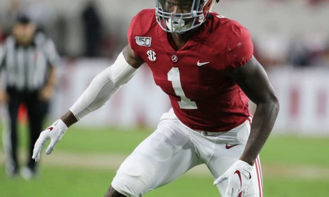 Davis saw time at inside and outside linebacker with the Tide