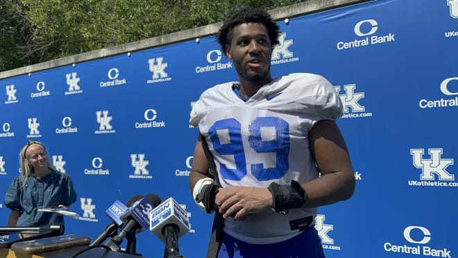 Redshirt freshman defensive lineman Kendrick Gilbert has been praised for his strong play during camp.