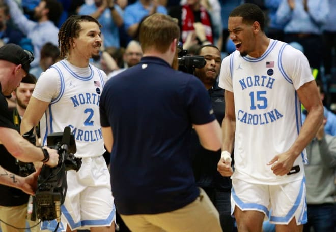 The Tar Heels had every right to celebrate like they'd conquered the world Tuesday night, so they did. 