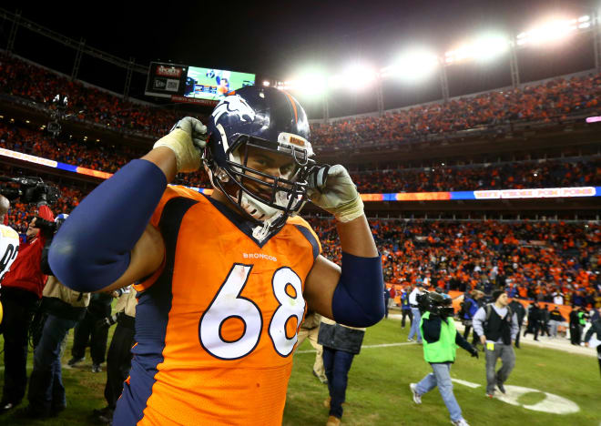 Broncos tackle Ryan Harris is headed to the Super Bowl.