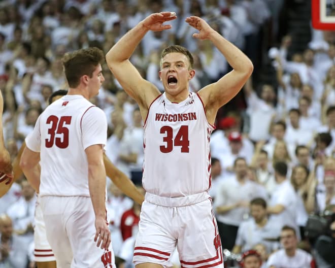 Senior guard Brad Davison is one of four returning starters for the Badgers.