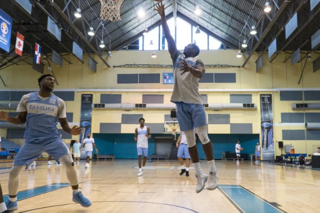 The Tar Heels completed their two-game exhibition weekend in the Bahamas with a lopsided victory.