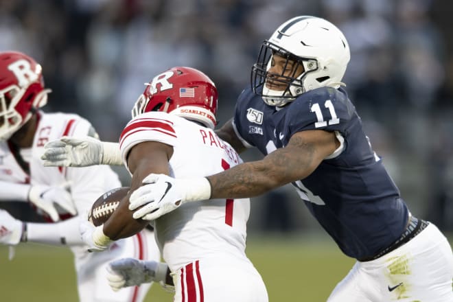Micah Parsons finished with 10 tackles on the day.