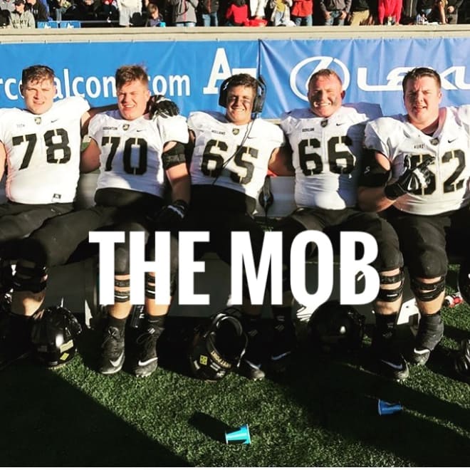 Toth (#78) was a major cog on this offensive line, that had the nation's leading rushing offense