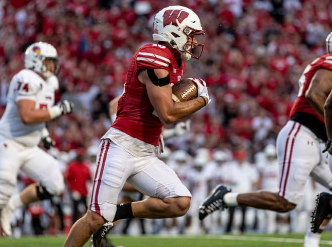 John Torchio returning an interception against Illinois State