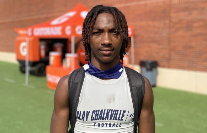 Mario Craver visited Auburn for the 7-on-7 competition Thursday.