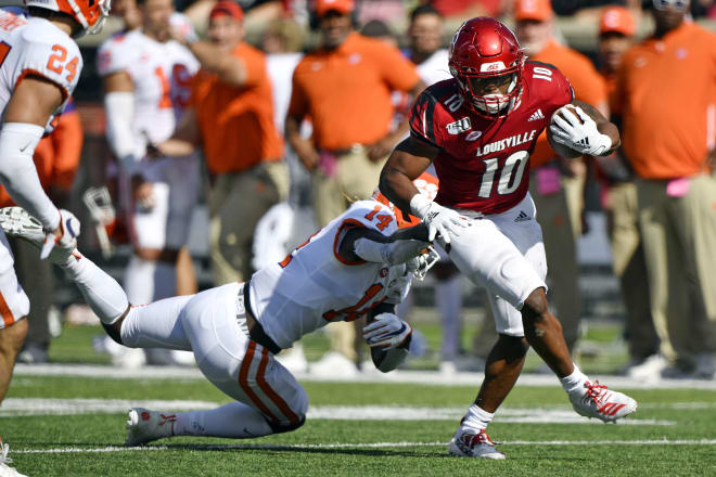  Redshirt freshman running back Javian Hawkins leads Louisville in rushing with 978 yards and six touchdowns.