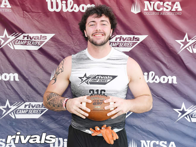 Cary (N.C.) High senior tight end Gus Ritchey verbally committed to NC State on Aug. 12, 2023.