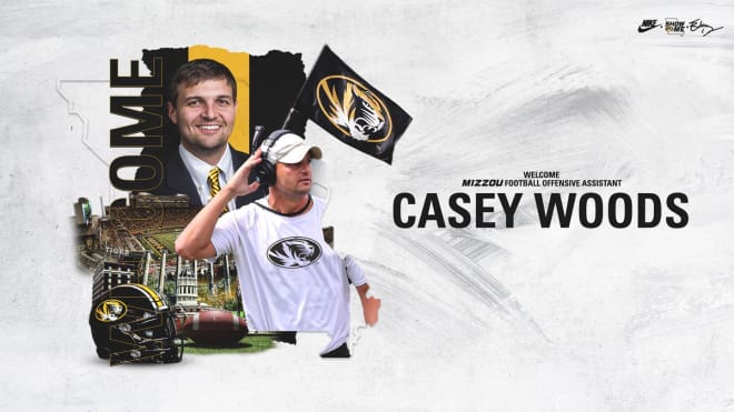 New Missouri head coach Eli Drinkwitz hired tight ends coach and recruiting coordinator Casey Woods in December.