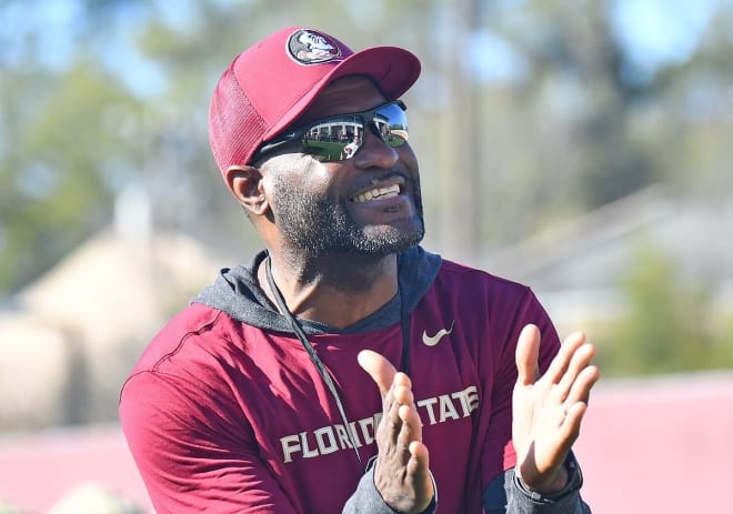 Arkansas has reportedly hired Florida State DB coach Marcus Woodson.