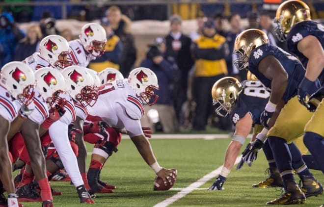 Louisville Cardinals at Notre Dame Fighting Irish football in 2014