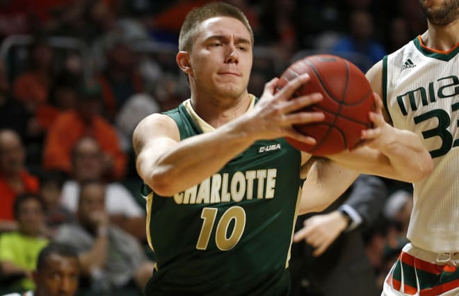 Curran Scott started 19 games as a freshman for Charlotte, averaging 11 points per game
