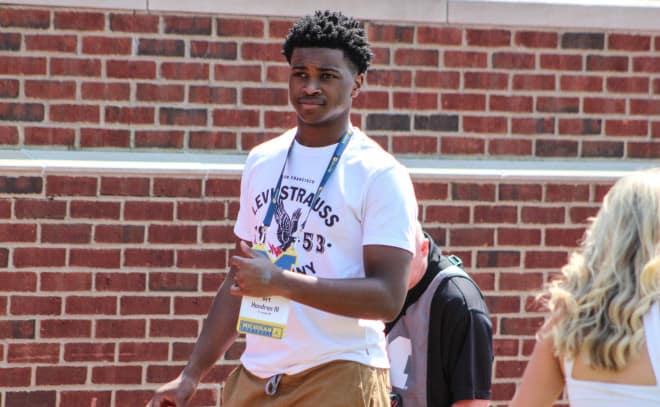 Michigan sophomore cornerback Art Herndon is looking forward to his second trip to Notre Dame.