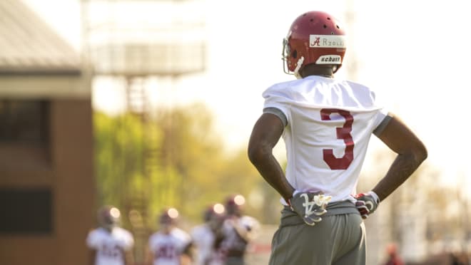 Calvin Ridley returns this season as Alabama's leading receiver. Photo | Laura Chramer