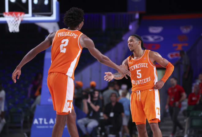 Tennessee will face Kansas in the Battle 4 Atlantis championship. 