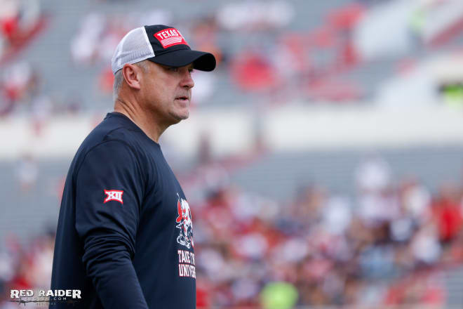 Red Raider head coach Joey McGuire