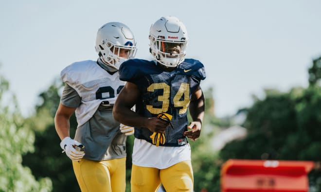 The West Virginia Mountaineers football team has been participating in fall camp. 