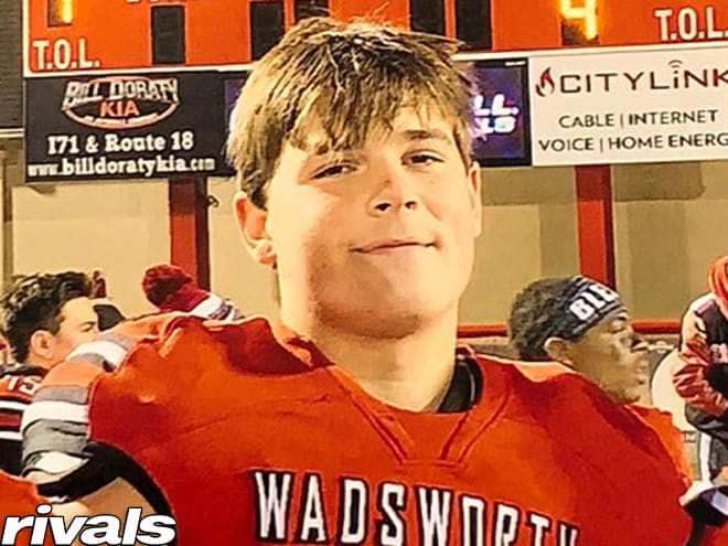 Wadsworth (Ohio) High class of 2021 tight end Mitchell Evans 