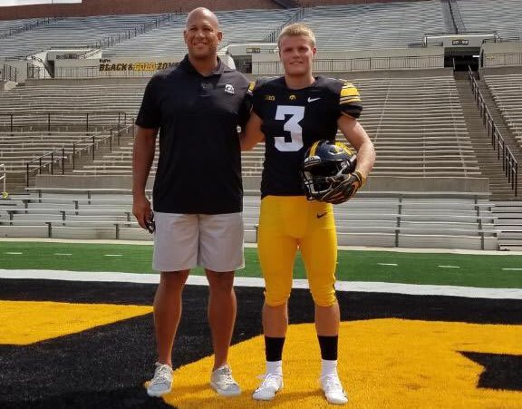 In-state kicker Aaron Blom added a preferred walk-on opportunity from the Hawkeyes on Sunday.