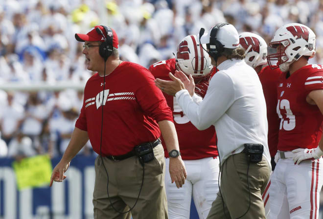 Paul Chryst's Badgers rolled to a 40-6 win over BYU on Saturday. 