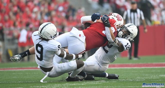 Penn State Football game balls from Nittany Lions' win over Wisconsin