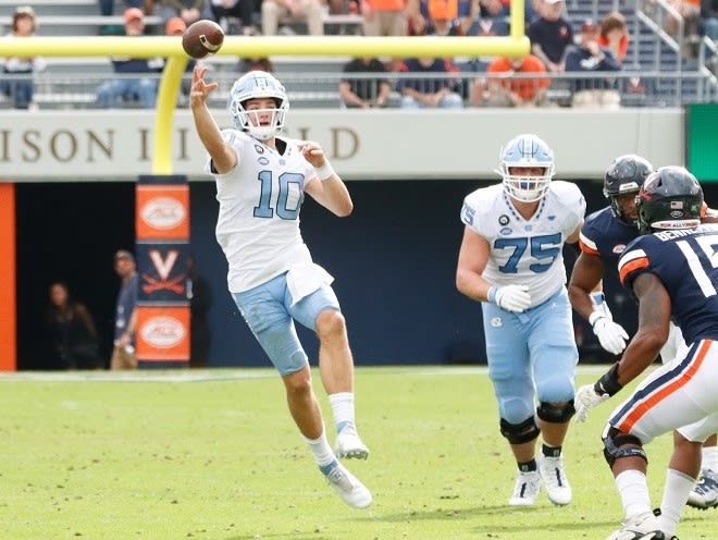 Drake Maye and the Tar Heels are the first UNC team to win five true road games since 1997.