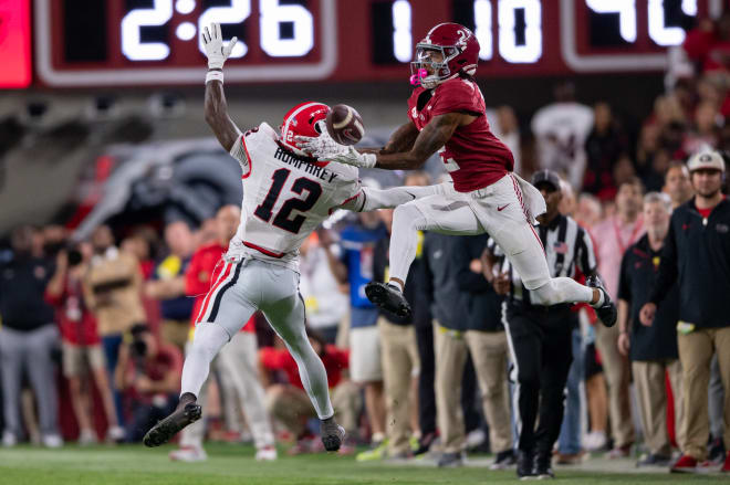 Ryan Williams catches a pass that he turned into a 75-yard touchdown to defeat Georgia. (Kathryn Skeean/UGASports.com)