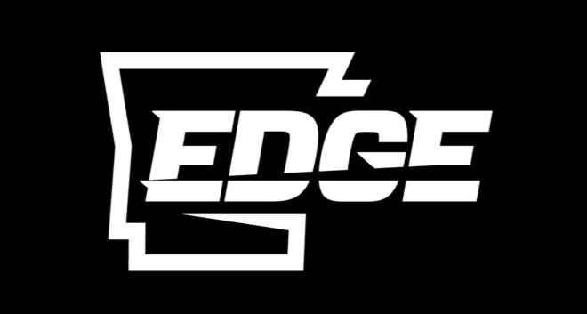 Arkansas Edge logo from a video posted to the official X account on Monday.