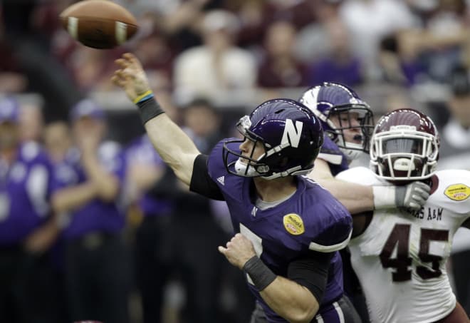Persa threw for 5,181 yards and 34 TDs in his NU career.