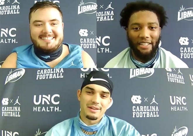 UNC's Brian Anderson, Tomon Fox and Beau Corrales met with the media Tuesday morning and he's what they had to say.