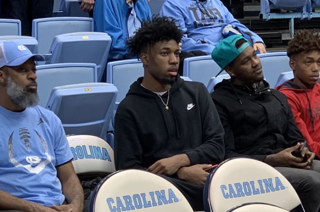 Styles at a UNC game this past season.