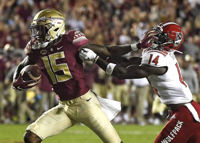 FSU receiver Tamorrion Terry caught a pair of touchdown passes Saturday against N.C. State.