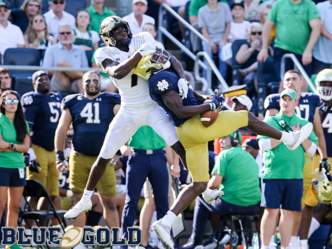 Notre Dame Fighting Irish football wide receiver Kevin Austin Jr. 