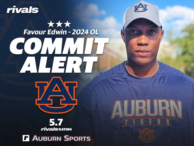 Favour Edwin announced his commitment to Auburn Wednesday.