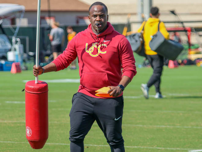 New USC running backs coach Anthony Jones.