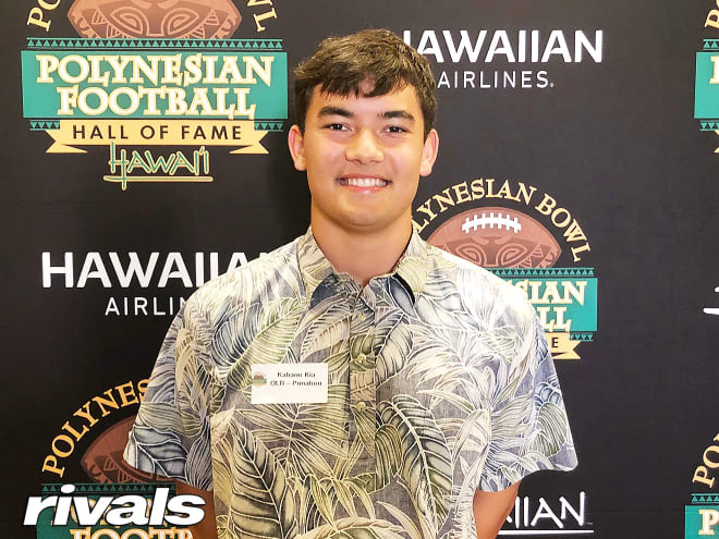 Honolulu Punahou linebacker and Notre Dame commit Kahanu Kia