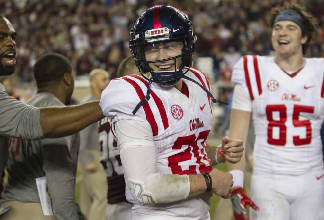 Shea Patterson will visit Michigan this weekend. 
