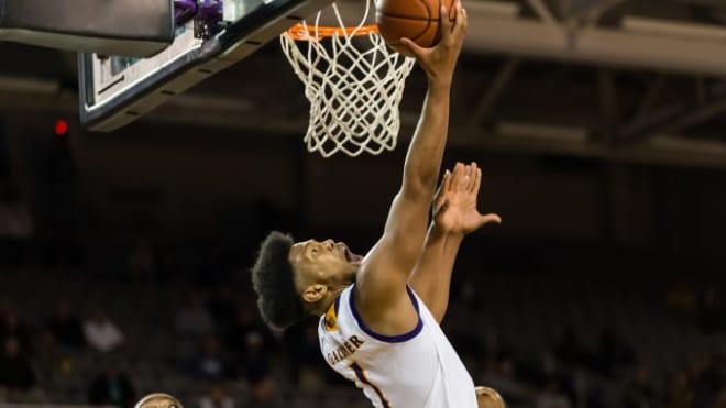 Jayden Gardner scored a personal record 35 points and 20 rebounds in ECU's 76-65 loss to UCF. (ECU Photo)