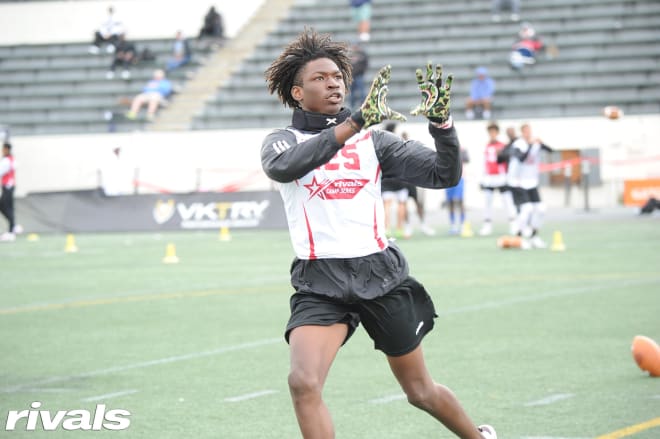 New USC 4-star defensive back Calen Bullock in action at the Rivals Camp Series Los Angeles showcase in March.