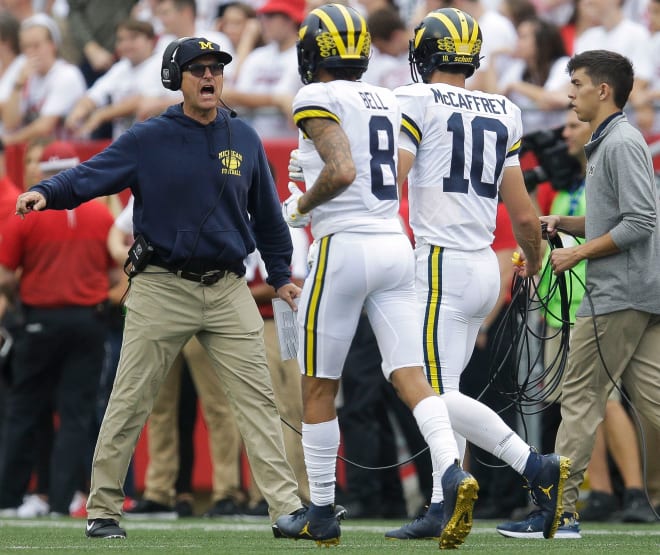 Michigan Wolverines football coach Jim Harbaugh