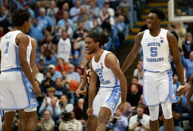 UNC's ballyhooed freshmen trio put it together at the same time igniting the Tar Heels to a big victory Monday night.